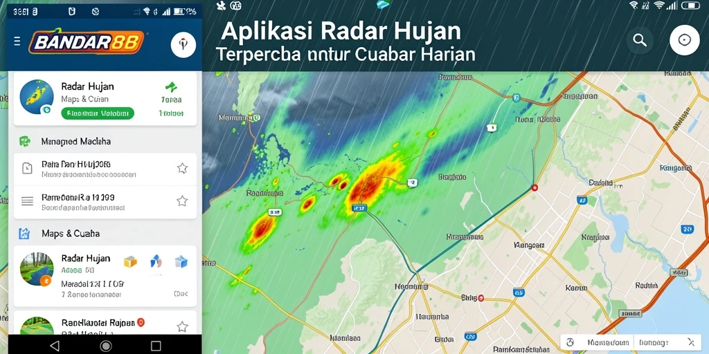 Antarmuka BANDAR88 menampilkan radar hujan yang akurat dan mudah dipahami.