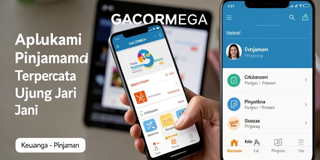 Tampilan antarmuka aplikasi GACORMEGA yang user-friendly dan menarik.
