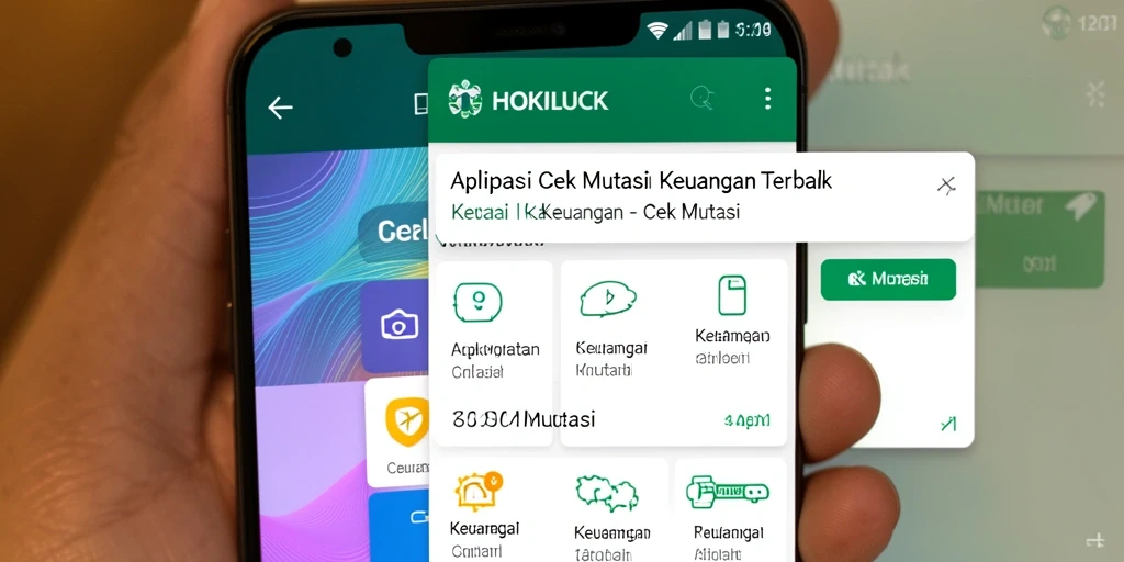 Tampilan antarmuka HOKILUCK yang sederhana dan fungsional.