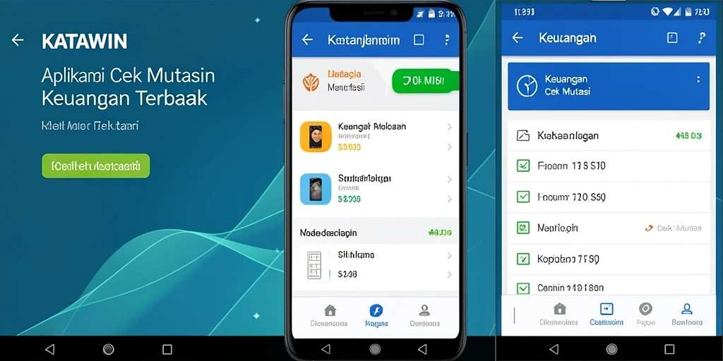 Antarmuka KATAWIN menampilkan mutasi keuangan secara jelas dan mudah dipahami.
