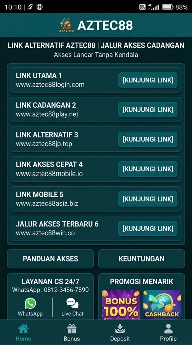 Link Alternatif aztec88 untuk Pengguna Android Indonesia